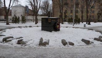Мемориал ликвидаторам чернобыльской аварии в в сквере им. 26 Бакинских комиссаров, Рязань